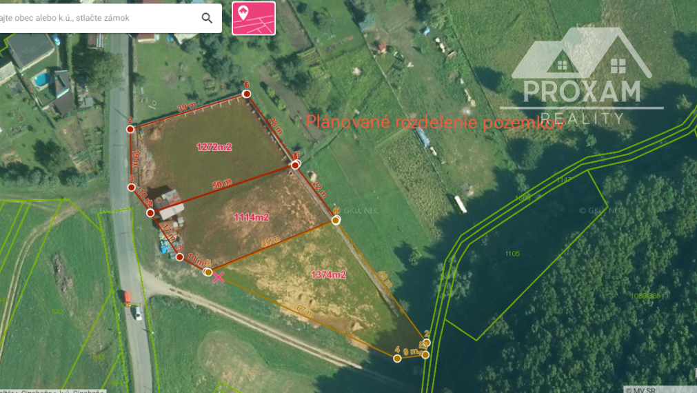 Predaj,stavebný pozemok v obci Cinobana,okres Poltár