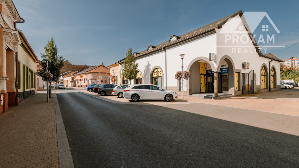 Prenájom obchodného priestoru so skladom a parkoviskom