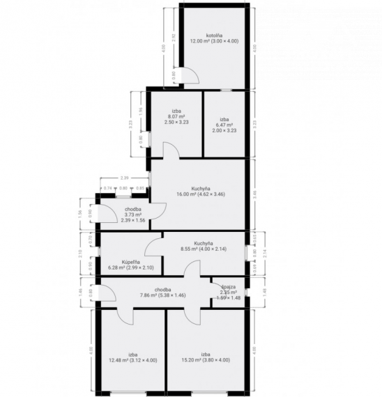 Na predaj rodinný dom s projektom na rekonštrukciu v Mýtnej