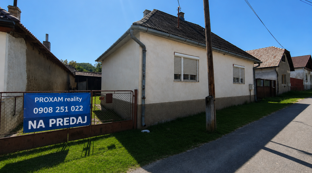 PREDAJ rodinný dom v obci Mládzovo